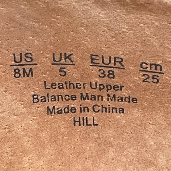 Zodiac Women’s Red Leather Embossed Snakeskin Pointed Toe Hill Flats Size 8M