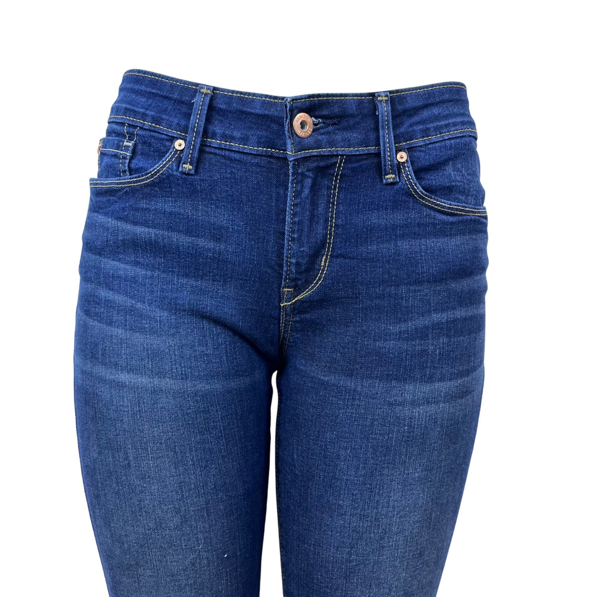 Denizen Levi’s Women's Dark Blue Denim Capri Jeans Stretch Slim Fit Sz 4