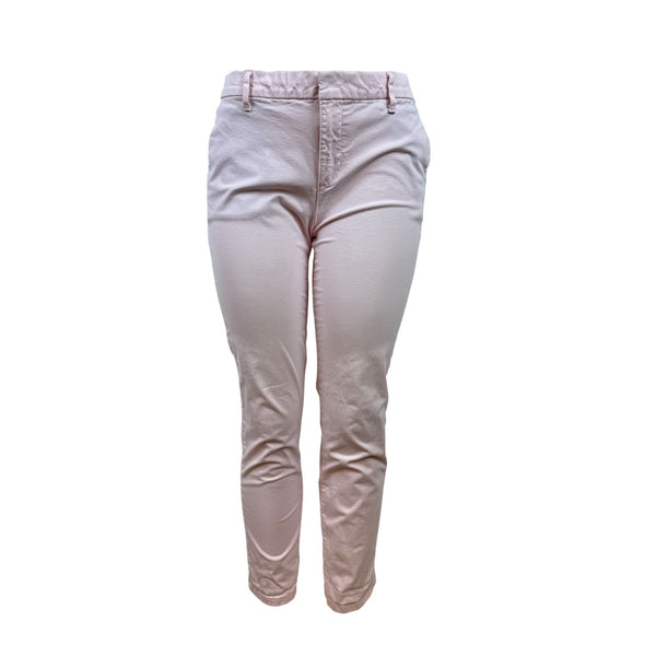 Tommy Hilfiger Women’s Pink Pants Slim Fit Stylish Ankle-Length Size 8