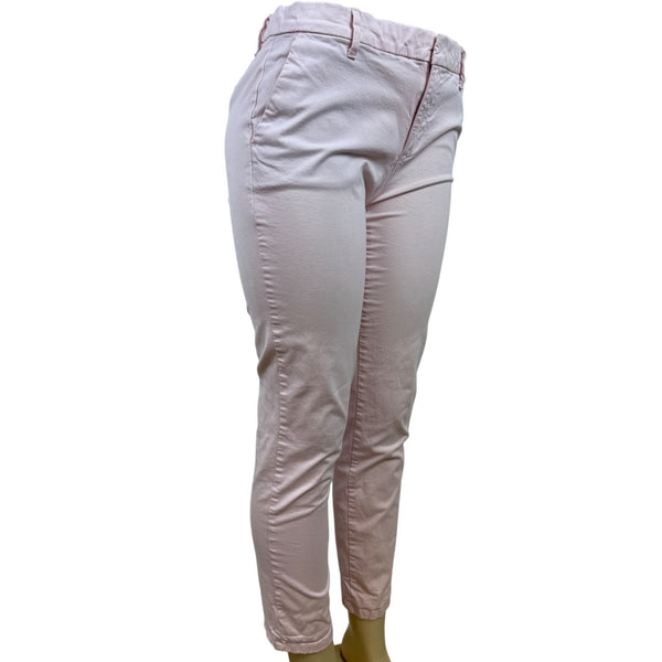 Tommy Hilfiger Women’s Pink Pants Slim Fit Stylish Ankle-Length Size 8