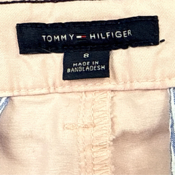 Tommy Hilfiger Women’s Pink Pants Slim Fit Stylish Ankle-Length Size 8