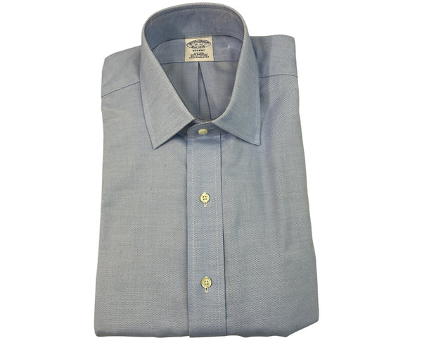 Brooks Brothers Regent Dress Shirt Light Blue Long Sleeves Mens Size 16-32
