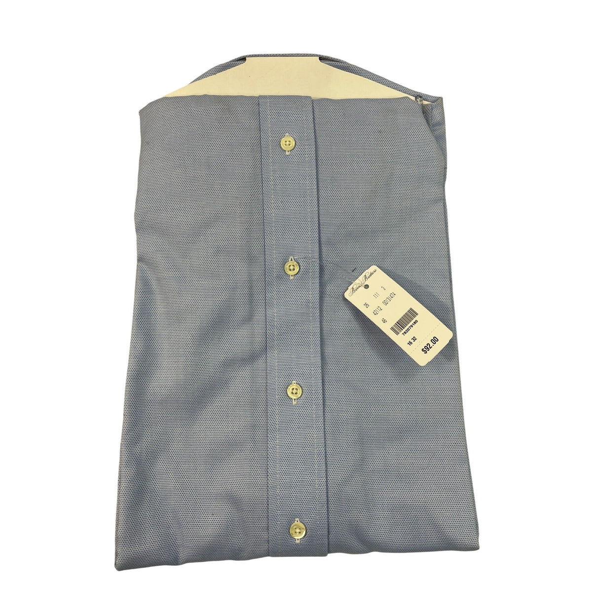 Brooks Brothers Regent Dress Shirt Light Blue Long Sleeves Mens Size 16-32