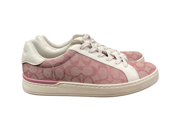 Coach Womens Pink Signature Sneakers Size 9B US - NEW