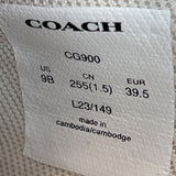 Coach Womens Pink Signature Sneakers Size 9B US - NEW