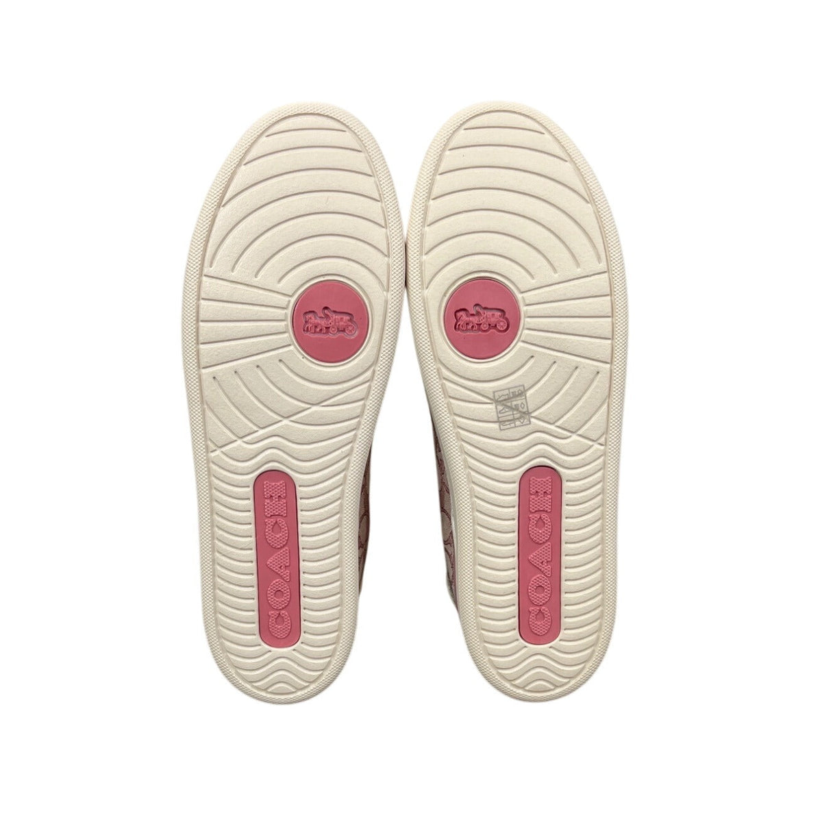 Coach Womens Pink Signature Sneakers Size 9B US - NEW