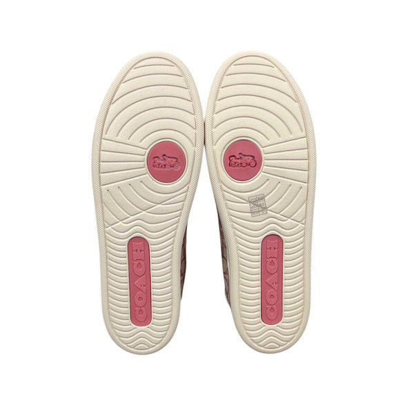 Coach Womens Pink Signature Sneakers Size 9B US - NEW