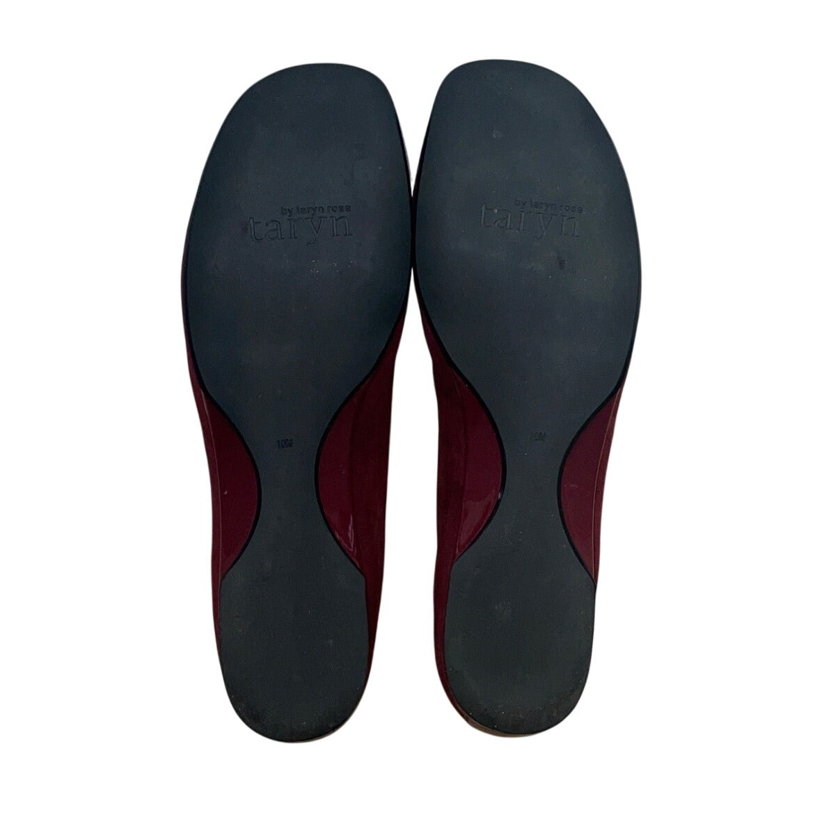Taryn Rose Women’s Burgundy Suede Bow tassel Detail Low Wedge Shoes Size 10M