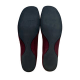 Taryn Rose Women’s Burgundy Suede Bow tassel Detail Low Wedge Shoes Size 10M
