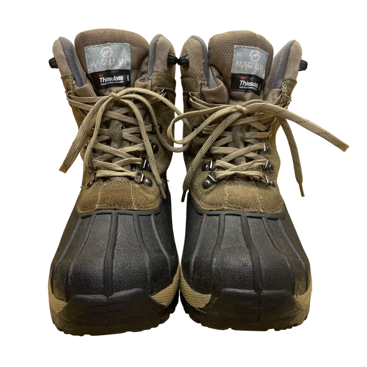 Magellan Men’s Brown Thinsulate 200g Waterproof Insulated Winter Boots Size 9