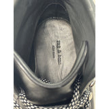 Rag & Bone Women's Lace Up Black Compass Ankle Leather Boots Sz 7 - NWOB