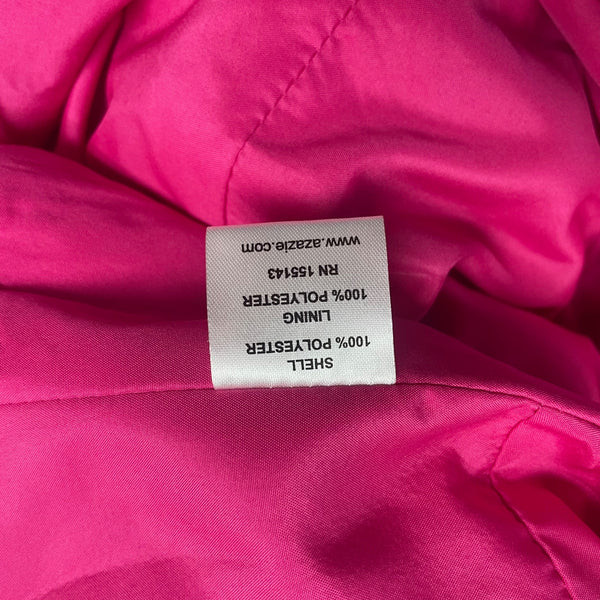Barbie Azazie Womens Pink Gown Maxi Dress Ruched Adjustable Straps Sz A6 - New