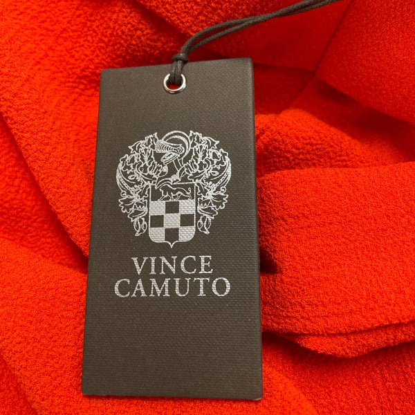 Vince Camuto Women's Orange Open Front Tie Belt Sweater Size 10P - New