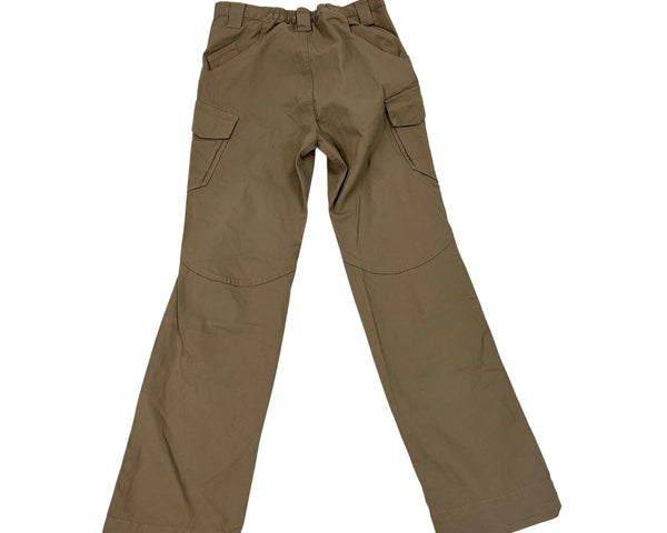 Labeyzon Mens Khaki Cargo Pants With Elastic Waist Sz 36X32 - New