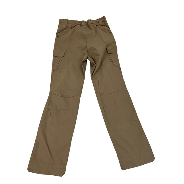 Labeyzon Mens Khaki Cargo Pants With Elastic Waist Sz 36X32 - New