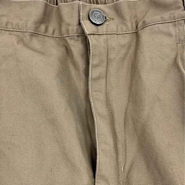 Labeyzon Mens Khaki Cargo Pants With Elastic Waist Sz 36X32 - New