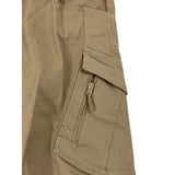 Labeyzon Mens Khaki Cargo Pants With Elastic Waist Sz 36X32 - New