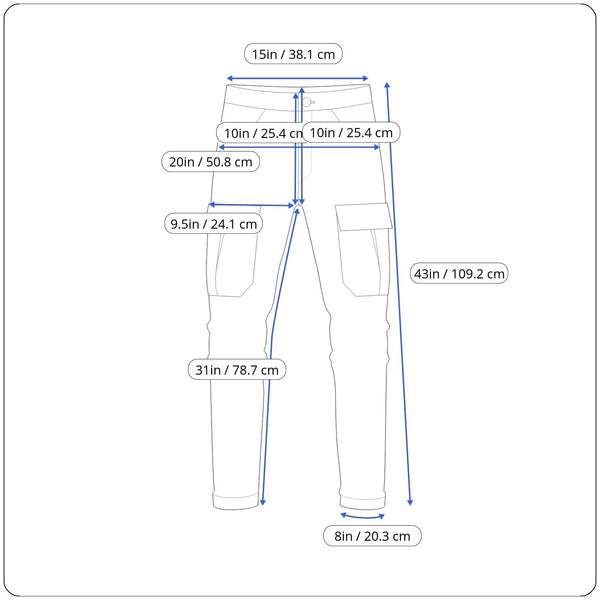 Labeyzon Mens Khaki Cargo Pants With Elastic Waist Sz 36X32 - New