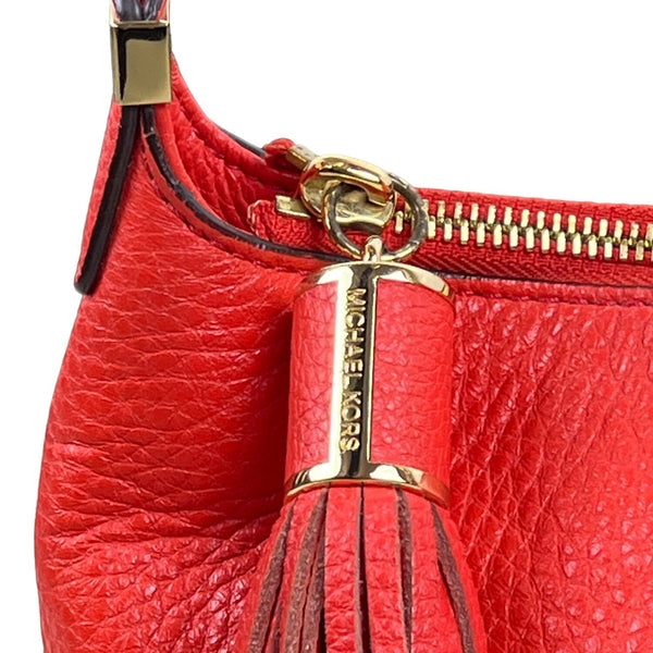 Michael Kors Women's Orange Golden Chain Strap Weston Crossbody Bag Sz M