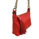 Michael Kors Women's Orange Golden Chain Strap Weston Crossbody Bag Sz M