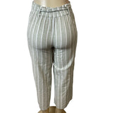 Derek Heart Women's Green and White Wide Leg Pants Sz S