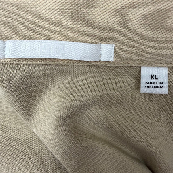 Uniqlo Mens Beige Cotton Casual Button-Up Jacket Size XL