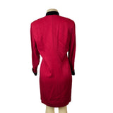 Danny & Nicole Women's Red Button Up Dress Sz 12