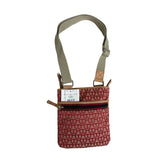 Tommy Hilfiger Crossbody Red Shoulder Bag Outside and Inside Zipper Sz M - NWT