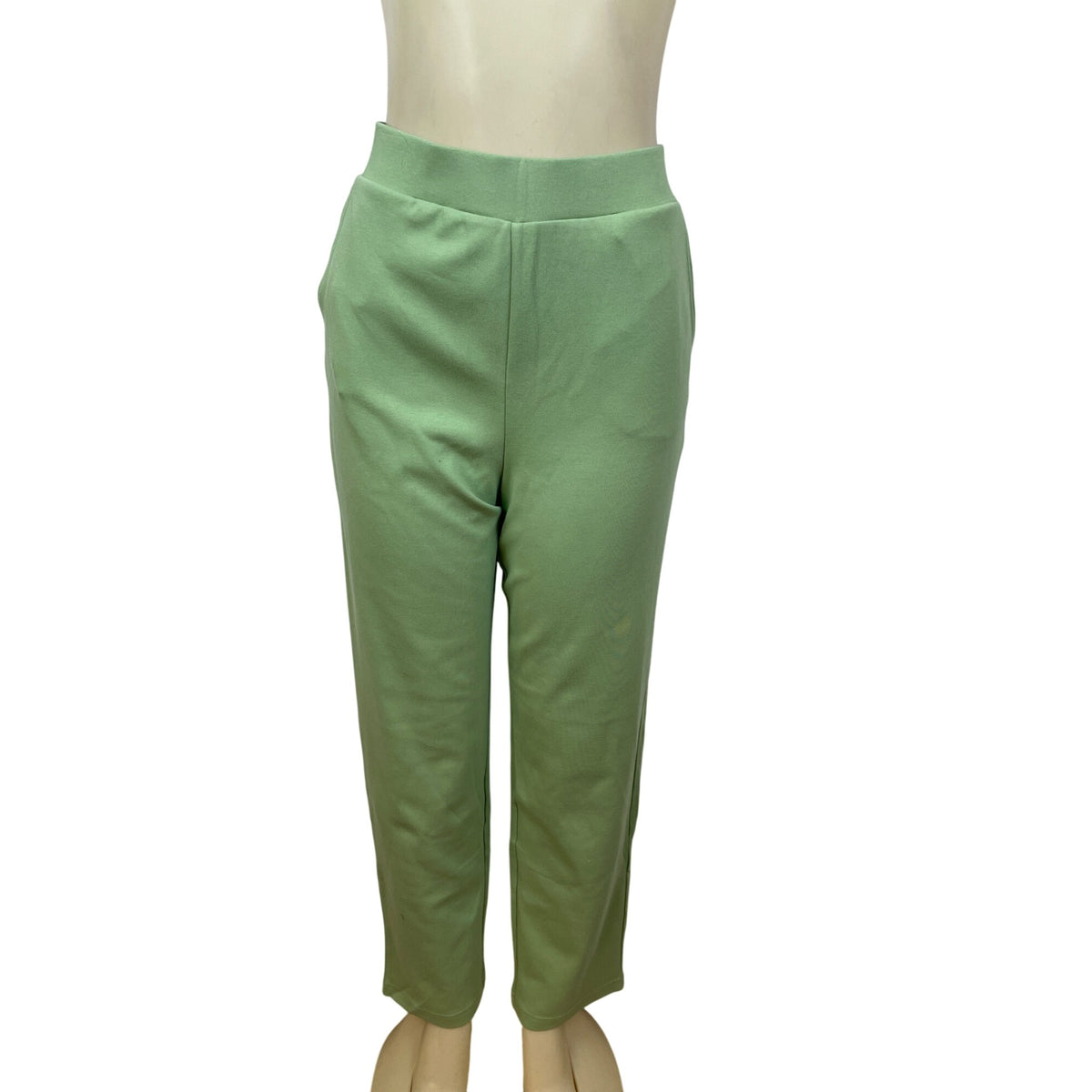 Appleseeds Womens Stretch Pull-On Pants Green  Size M- New