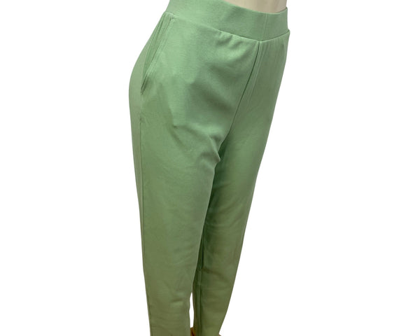 Appleseeds Womens Stretch Pull-On Pants Green  Size M- New