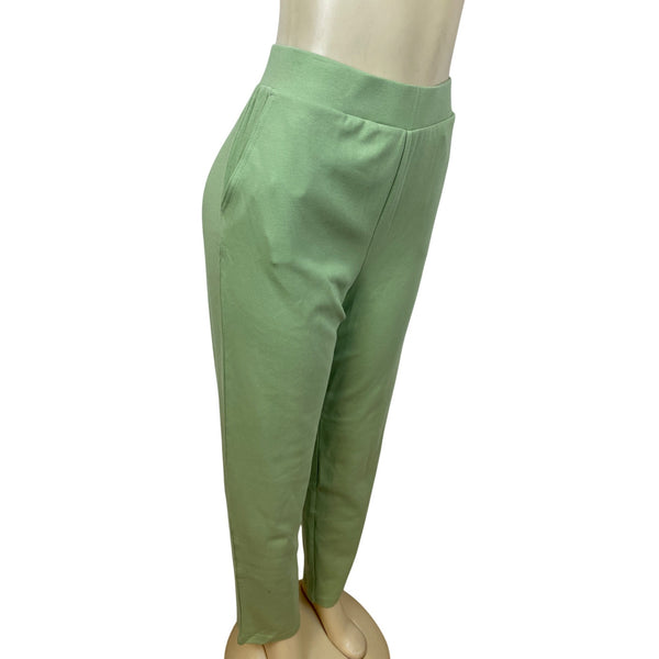 Appleseeds Womens Stretch Pull-On Pants Green  Size M- New