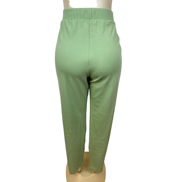 Appleseeds Womens Stretch Pull-On Pants Green  Size M- New