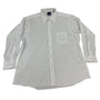 Eagle Shirtmakers Mens White Regular Fit Dress Shirt Size XL (17.5 32-33)