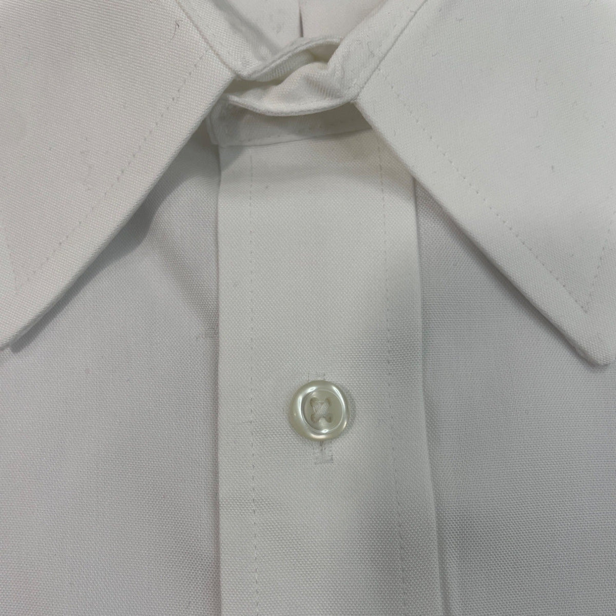 Eagle Shirtmakers Mens White Regular Fit Dress Shirt Size XL (17.5 32-33)