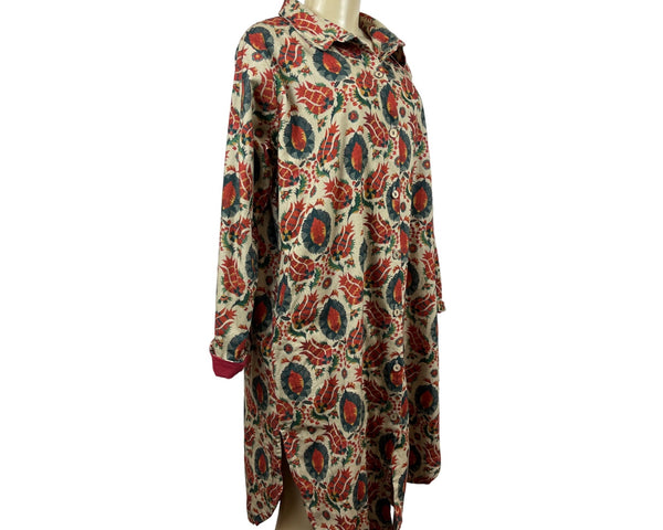 Ipekci Women's Paisley Pattern Long Sleeve Dress Size 3