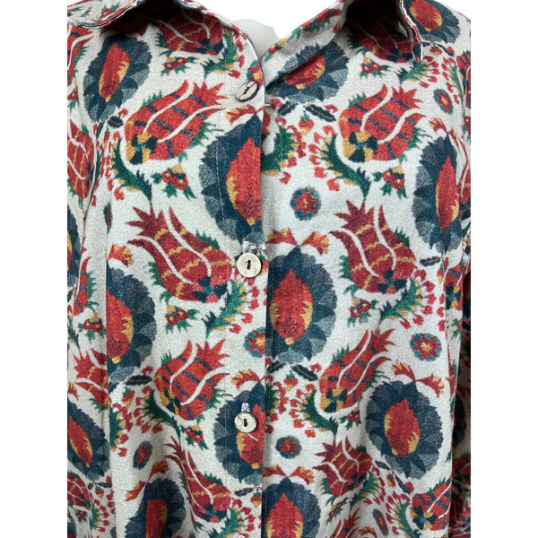 Ipekci Women's Paisley Pattern Long Sleeve Dress Size 3