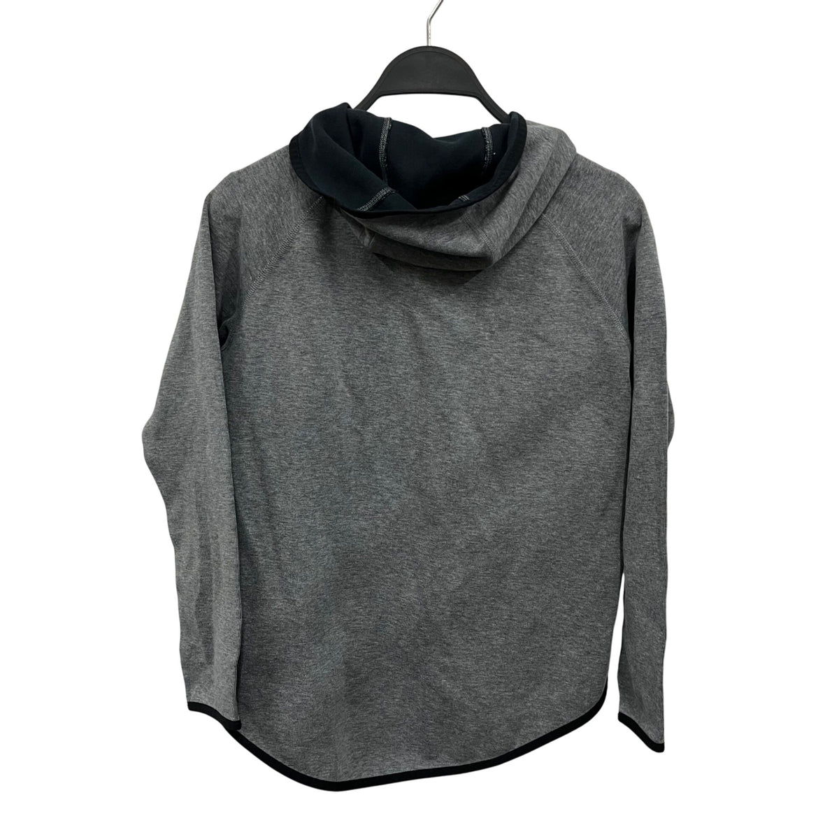 Nike Womens Gray Fleece Full-Zip Hooded Jacket XS Lightweight Stylish Design