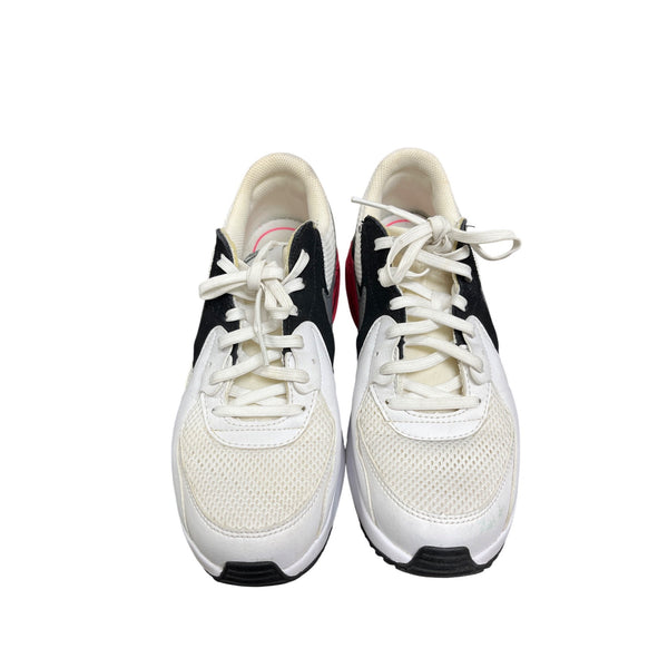 Nike Air Max Womens White Black Pink Mesh Athletic Sneakers 7.5 USA