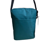 Esmo Women's Aqua Blue Multicolor Tiles Graph Tablet Crossbody Bag Sz M - NWT