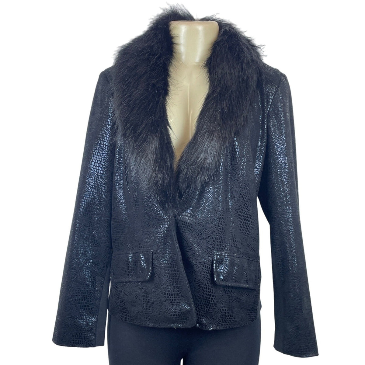 Chico’s Women's Black Blazer Size 2 (EUR 34)