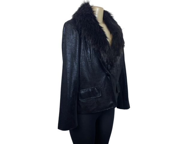 Chico’s Women's Black Blazer Size 2 (EUR 34)