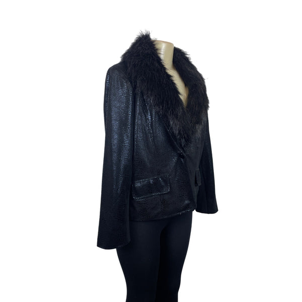 Chico’s Women's Black Blazer Size 2 (EUR 34)