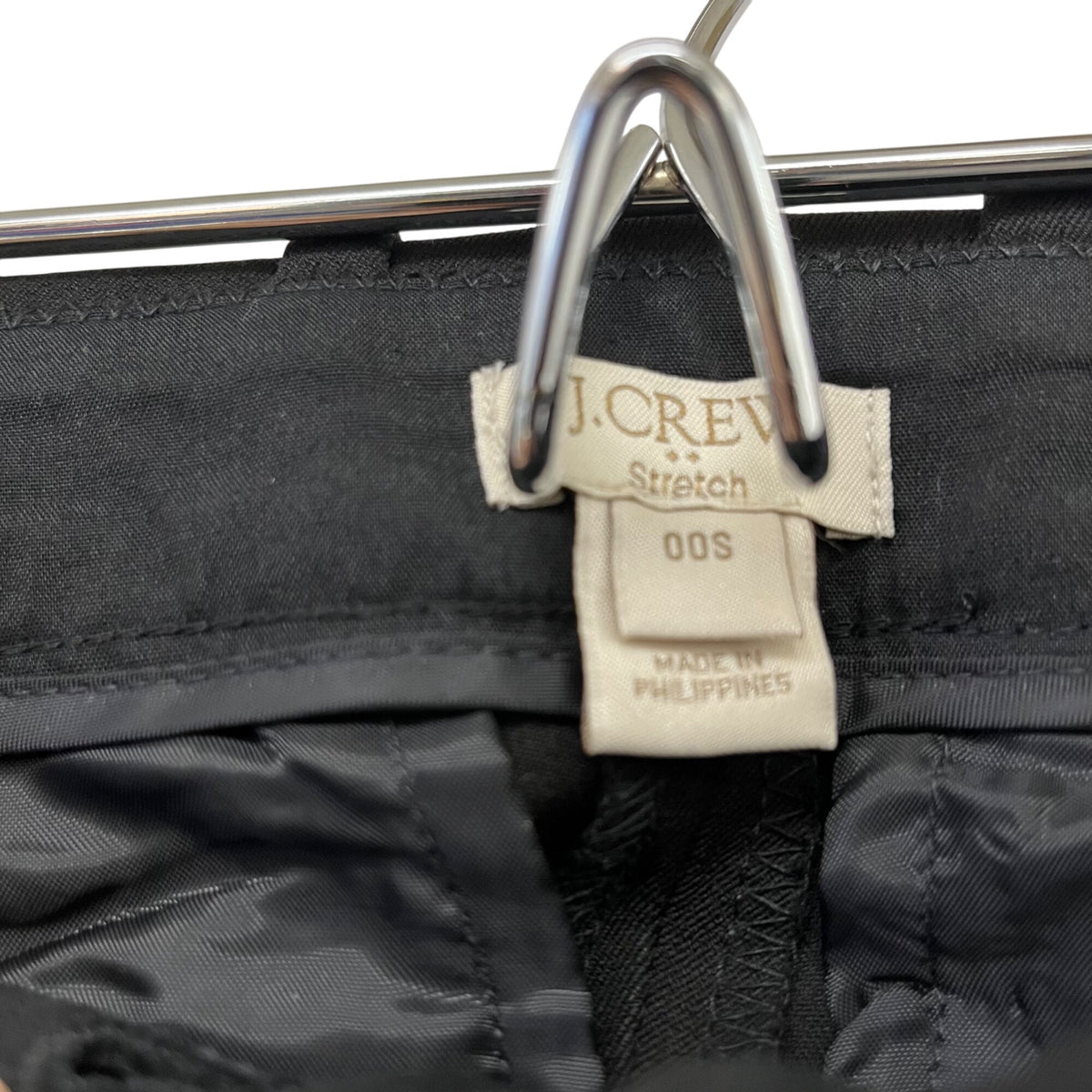 J.Crew Womens Black Stretch Slim Fit Dress Pants Size 00S Lightweight Trousers