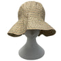 Grevi Firenze Striped Cotton Bucket Hat With Wide Brim - Made in Italy