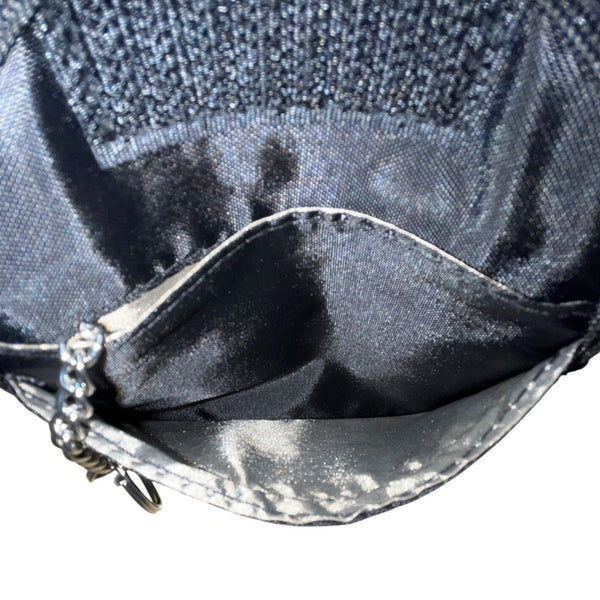 High Road Grey & Black RFID Blocking Pouch With Key chain Card Holder Sz S