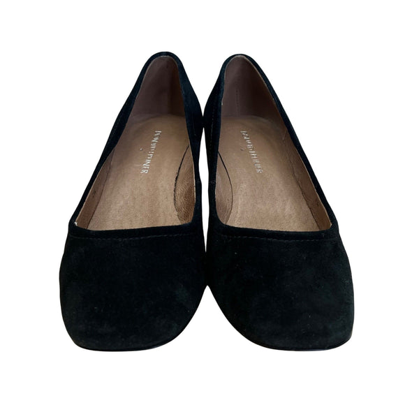 Donald J Pliner Women’s Black Kid Suede Jevi-KS Block Heel Pumps Size 6.5M