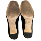 Donald J Pliner Women’s Black Kid Suede Jevi-KS Block Heel Pumps Size 6.5M