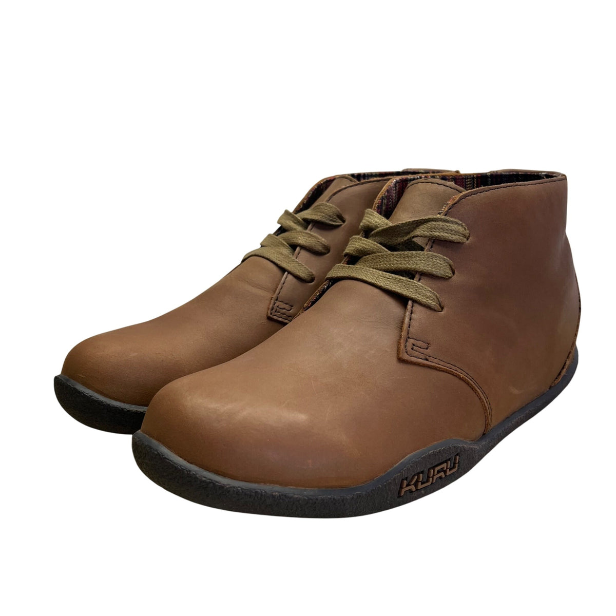 Kuru Women’s Brown Leather High-Top Aalto Chukka Ankle Boots Size US 9