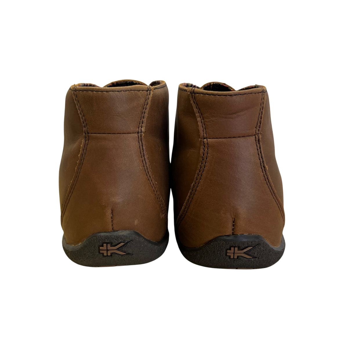 Kuru Women’s Brown Leather High-Top Aalto Chukka Ankle Boots Size US 9