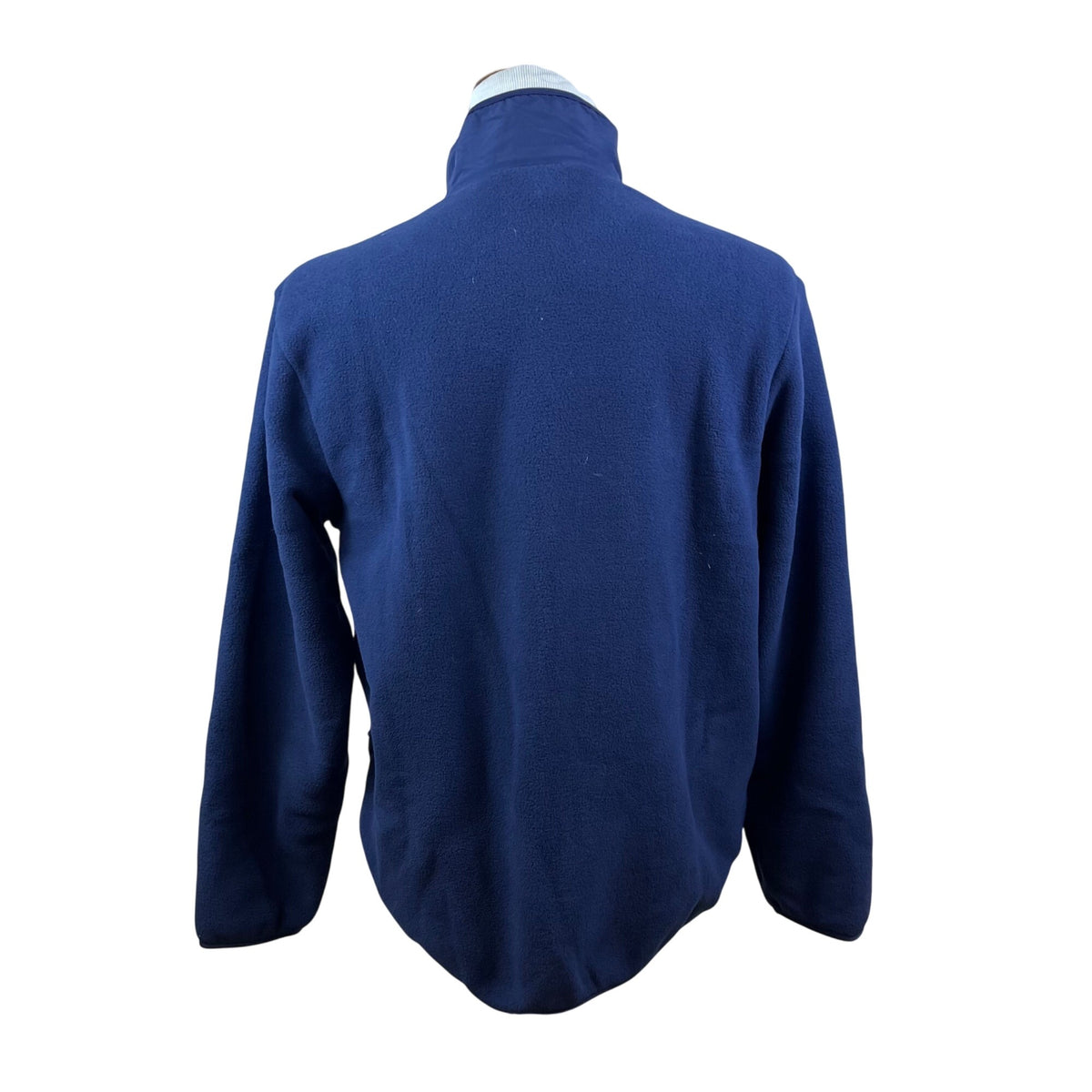 Patagonia Mens Navy Blue Fleece Full-Zip Jacket Polartec Trim-Fit Sz L